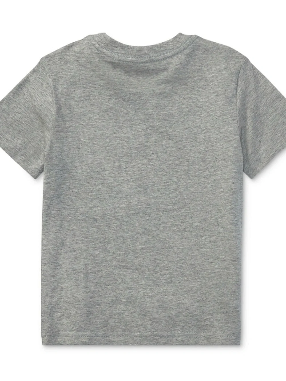 Ralph Lauren Heather Grey Short Sleeve Crew T-Shirt with Navy Polo Pony